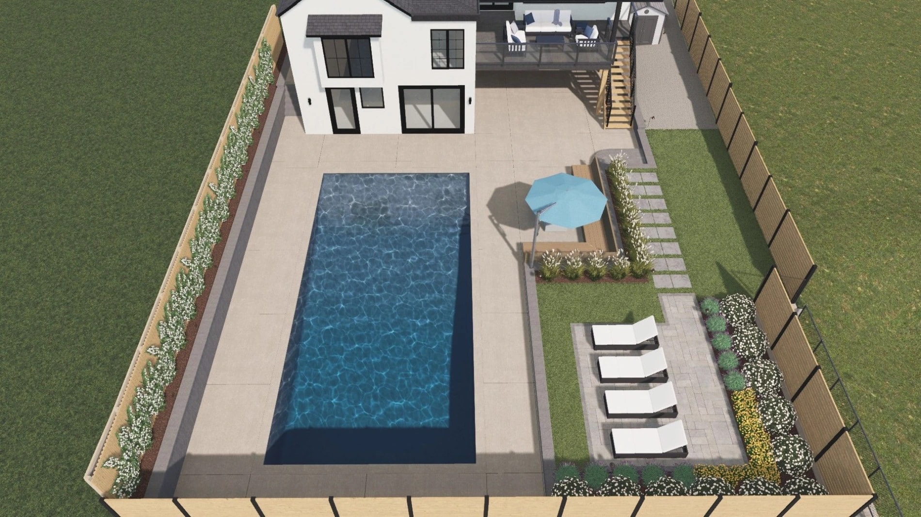 Backyard project planning