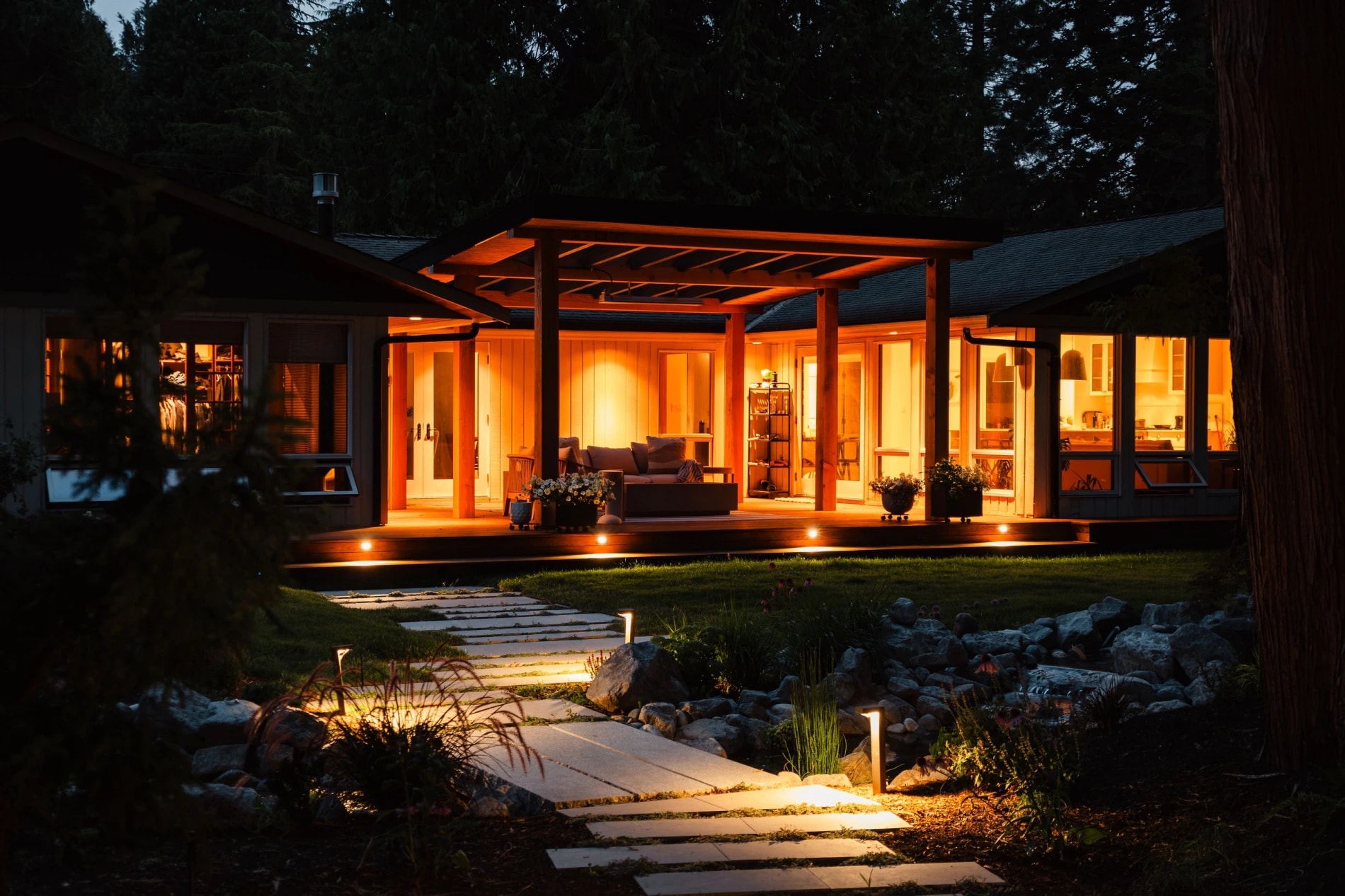 featured image for portfolio project "Forest Haven Retreat"